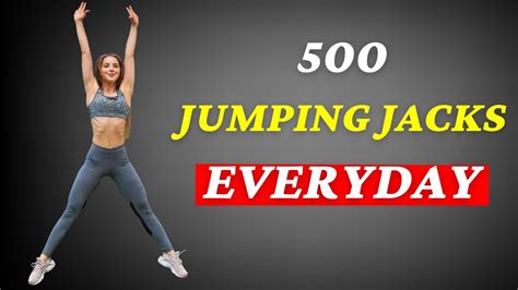 500 jumping jacks a day for 30 days|jumping jacks challenge.